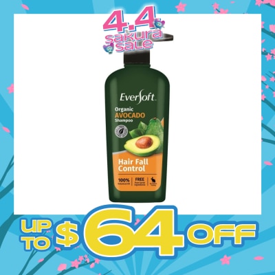 EVERSOFT - Organic Shampoo - Avocado 480ml