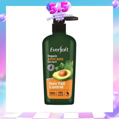 EVERSOFT - Organic Shampoo - Avocado 480ml