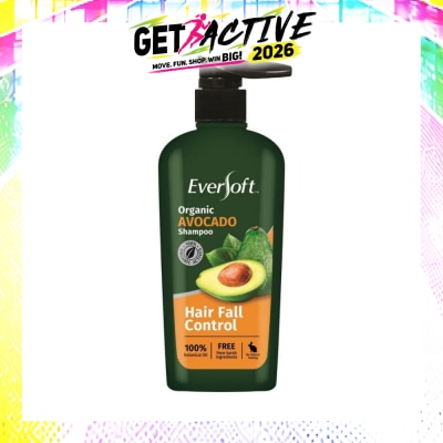 EVERSOFT - Organic Shampoo - Avocado 480ml image