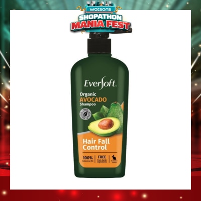 EVERSOFT - Organic Shampoo - Avocado 480ml