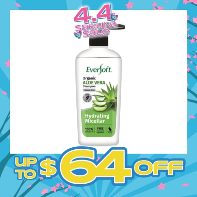 EVERSOFT - Organic Shampoo - Aloe Vera 480ml