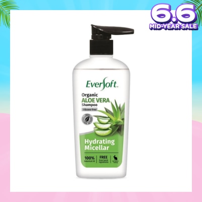 EVERSOFT Organic Shampoo - Aloe Vera 480ml