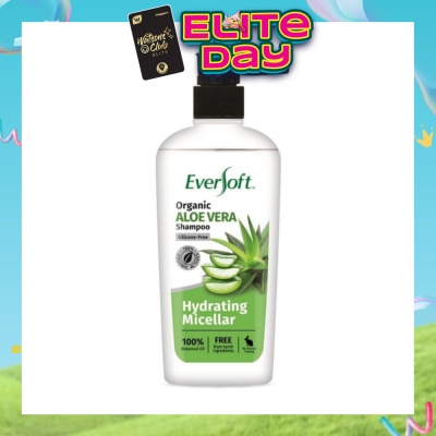 EVERSOFT - Organic Shampoo - Aloe Vera 480ml