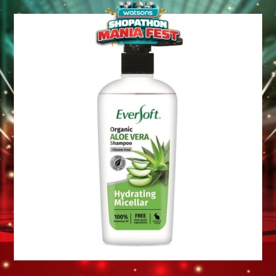 EVERSOFT - Organic Shampoo - Aloe Vera 480ml