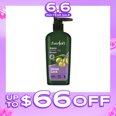 EVERSOFT - Organic Shampoo - Olive Oil 480ml