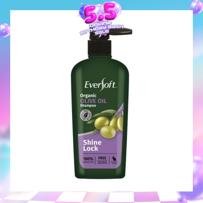 EVERSOFT - Organic Shampoo - Olive Oil 480ml