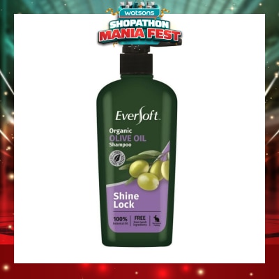 EVERSOFT - Organic Shampoo - Olive Oil 480ml