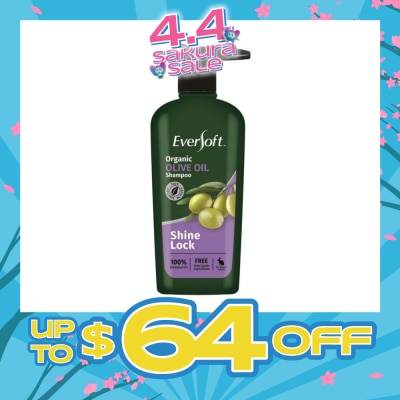 EVERSOFT - Organic Shampoo - Olive Oil 480ml