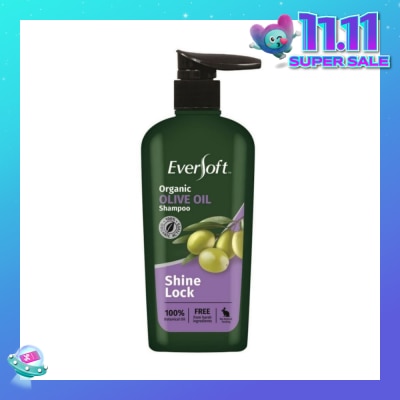 EVERSOFT Organic Shampoo - Olive Oil 480ml