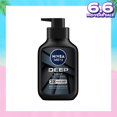 NIVEA Men Deep Mud Serum Cleansing Foam 150ml