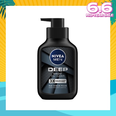 NIVEA Men Deep Mud Serum Cleansing Foam 150ml