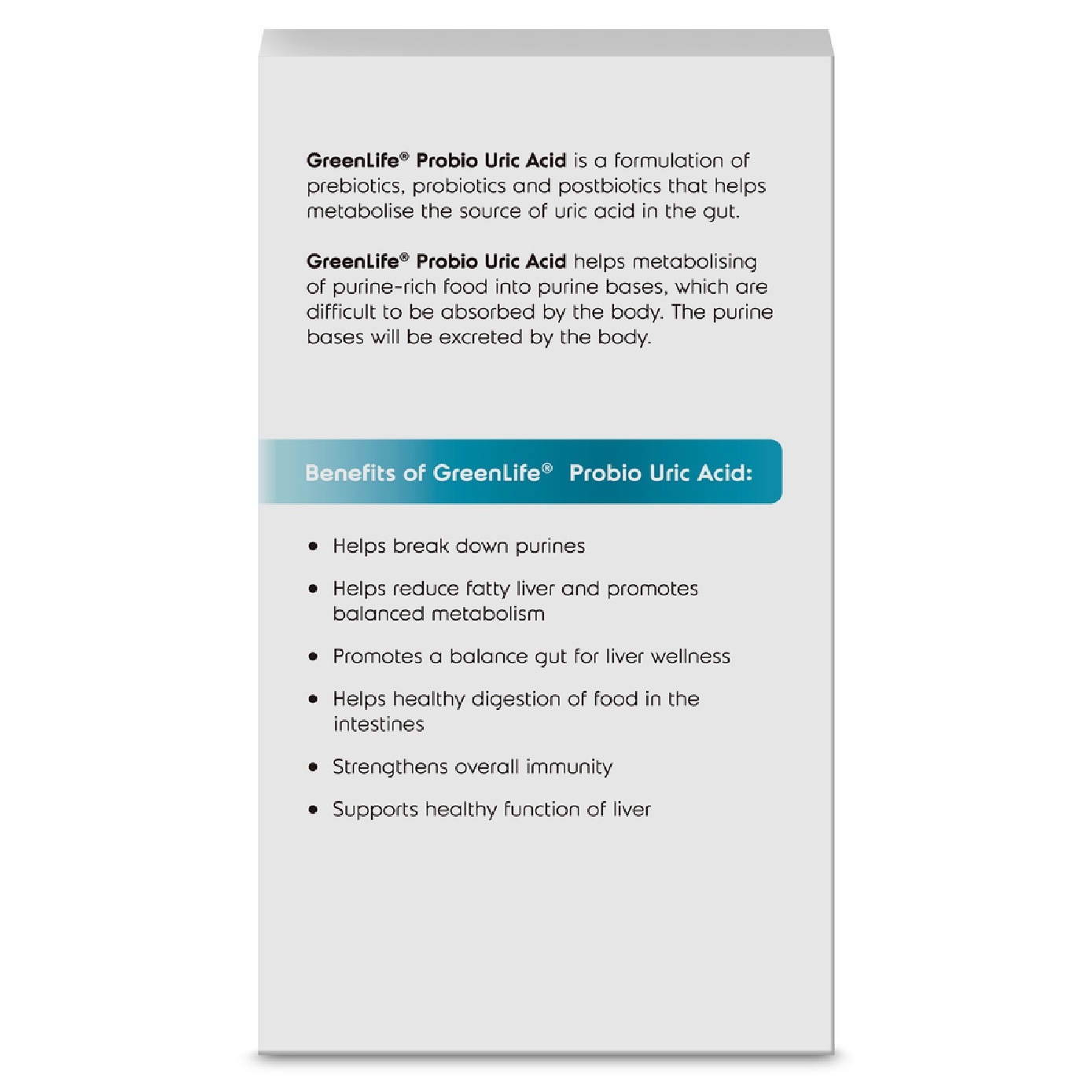 Probio Uric Acid Veggie Capsule 30s