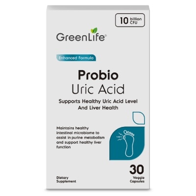 GREENLIFE - Probio Uric Acid Veggie Capsule 30s