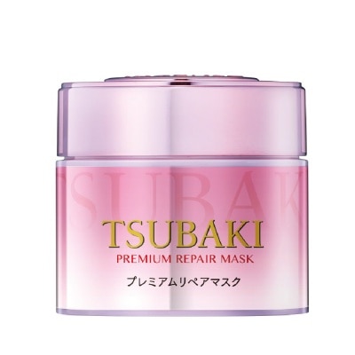 TSUBAKI - Limited Edition Premium Repair Mask Pink Camellia (Salon Quality Hair With No Waiting Time - For Severely Damaged/Tangled Hair) 180g