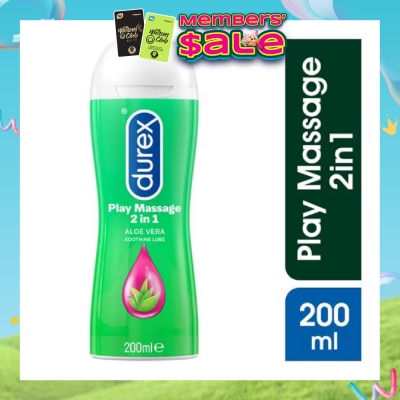 DUREX - PLAY Massage Gel 2 in 1 (with Soothing Aloe Vera) 200ml&nbsp;(Expiry: Jul`2026)