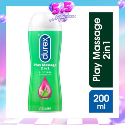 DUREX - PLAY Massage Gel 2 in 1 (with Soothing Aloe Vera) 200ml&nbsp;(Expiry: Jul`2026)