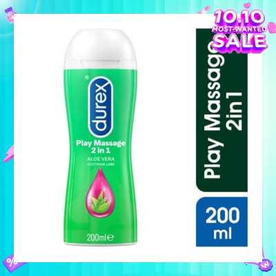 DUREX PLAY 2-in-1 Massage Gel & Lube 200ml (Expiry: Jul`2026)