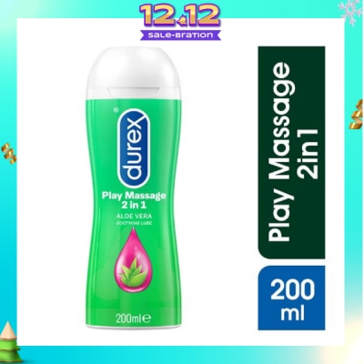 DUREX PLAY Massage Gel 2 in 1 (with Soothing Aloe Vera) 200ml (Expiry: Jul`2026)