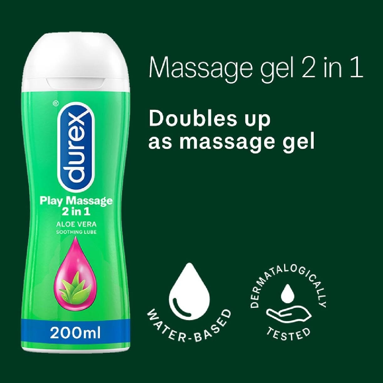 PLAY 2-in-1 Massage Gel & Lube 200ml