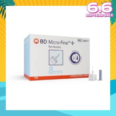 BD Micro-Fine™ Pen Needles (8mm x31g) 100s