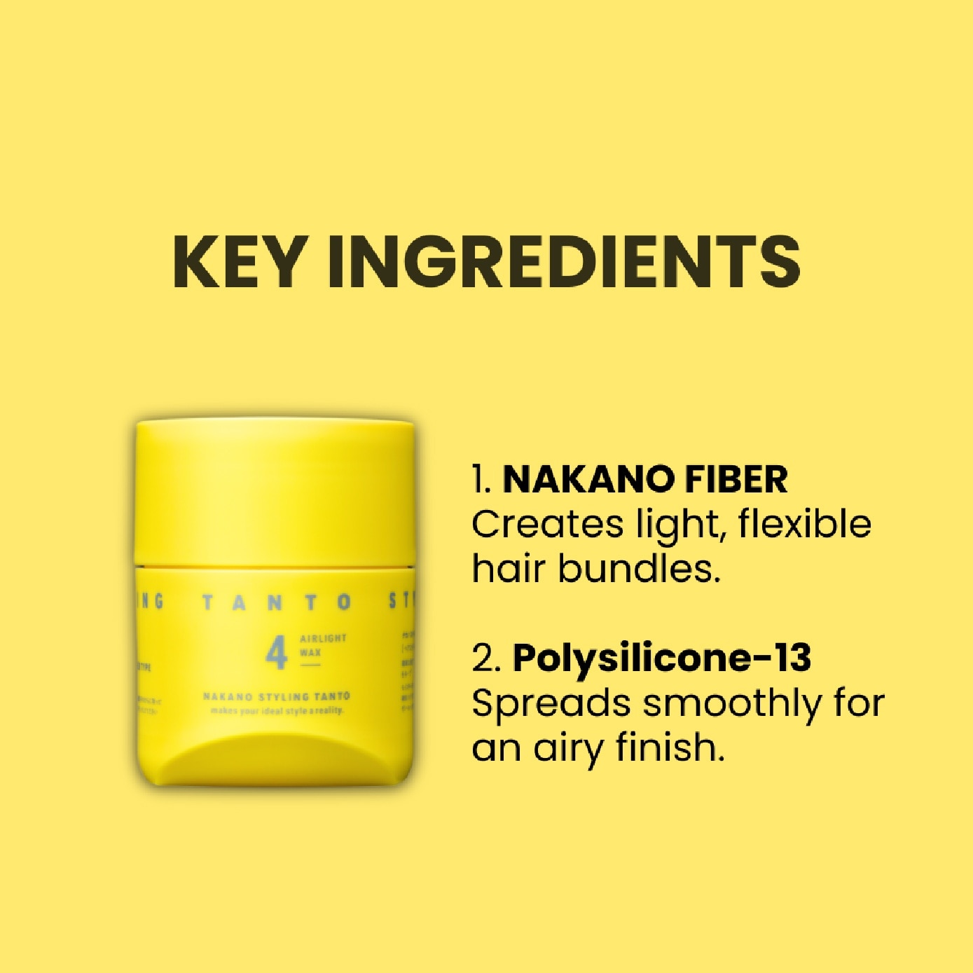 NAKANO Styling Tanto Airlight Wax 4 90g | Hair Styling | Watsons