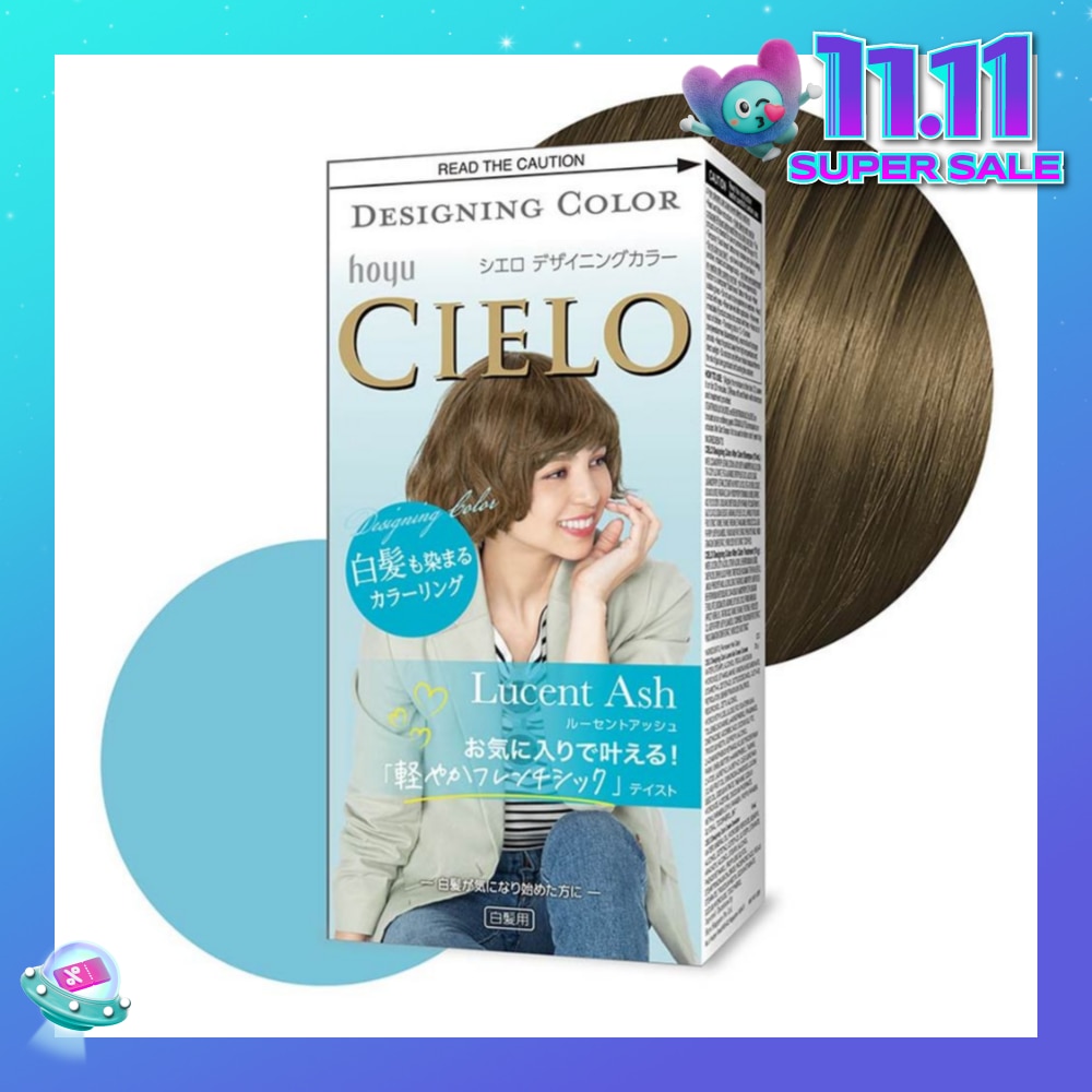 Designing Fashion Milky Hair Color Lucent Ash (Covers Greying Hair) 241g