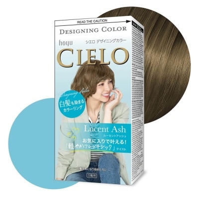 CIELO Designing Fashion Milky Hair Color Lucent Ash (Covers Greying Hair) 241g