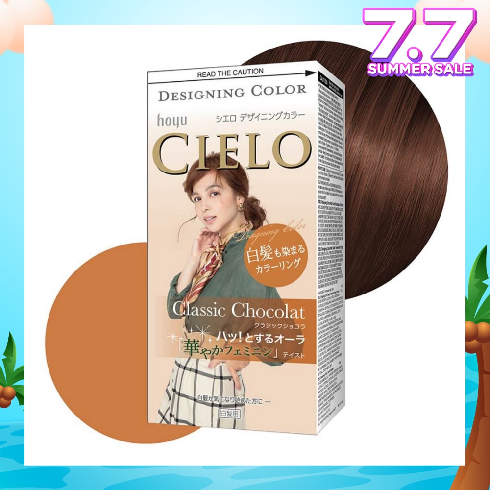 CIELO Designing Fashion Milky Hair Color Classic Chocolat (Covers Greying Hair) 241g