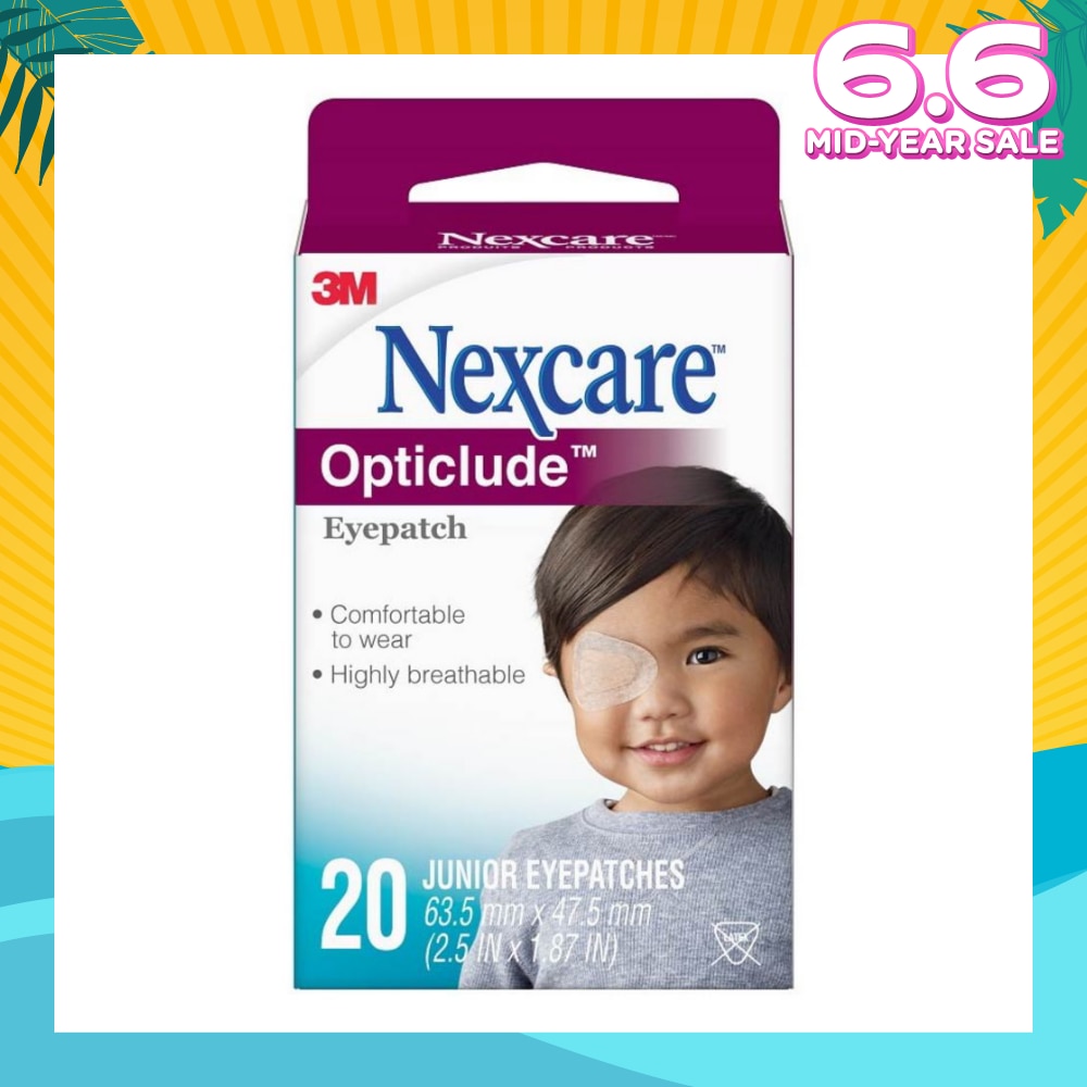 Opticlude Orthoptic Eye Patch Junior Size 20s