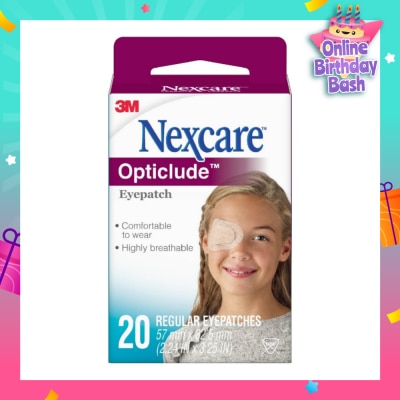 NEXCARE™ Opticlude Orthoptic Eye Patch Regular Size 20s