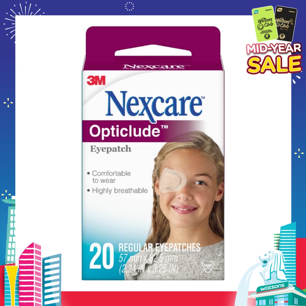 Opticlude Orthoptic Eye Patch Regular Size 20s