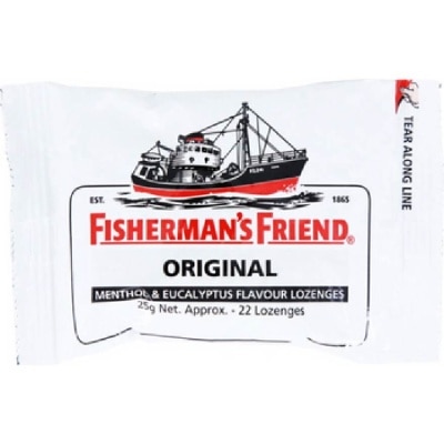 FISHERMAN Lozenges Original (Relieves Minor Sore Throat And Cough) 25g