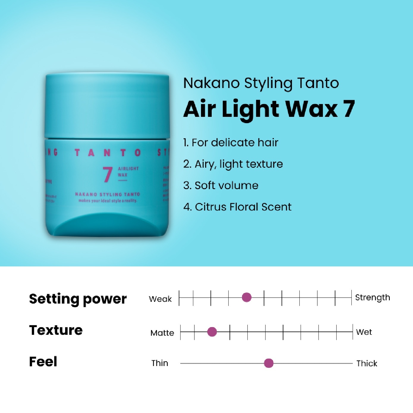 Styling Tanto Airlight Wax 7 90g