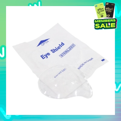 ASSURE Plastic Eye Shield with Holes (Protective Purposes After Eye Treatments) 1s