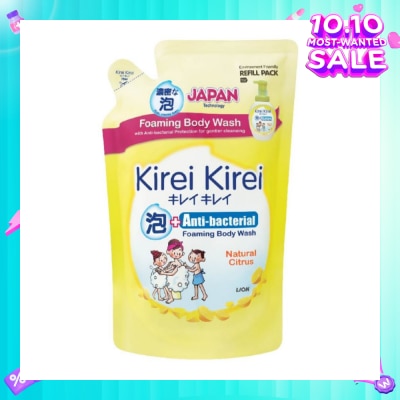 KIREI KIREI Anti-Bacterial Foaming Body Wash Natural Citrus Refill Pack 600ml