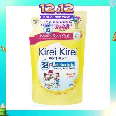 KIREI KIREI Anti-Bacterial Foaming Body Wash Natural Citrus Refill Pack 600ml
