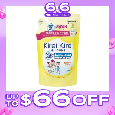 KIREI KIREI - Anti-Bacterial Foaming Body Wash Natural Citrus Refill Pack 600ml