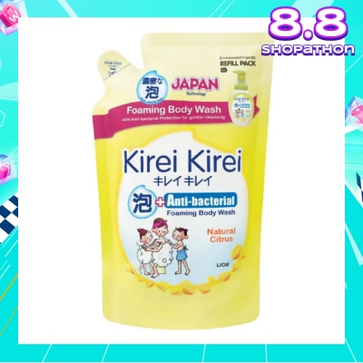 KIREI KIREI Anti-Bacterial Foaming Body Wash Natural Citrus Refill Pack 600ml