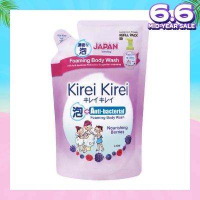 KIREI KIREI Anti-Bacterial Foaming Body Wash Nourishing Berries Refill Pack 600ml
