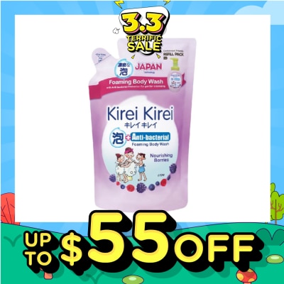 KIREI KIREI Anti-Bacterial Foaming Body Wash Nourishing Berries Refill Pack 600ml