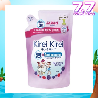 KIREI KIREI Anti-Bacterial Foaming Body Wash Nourishing Berries Refill Pack 600ml