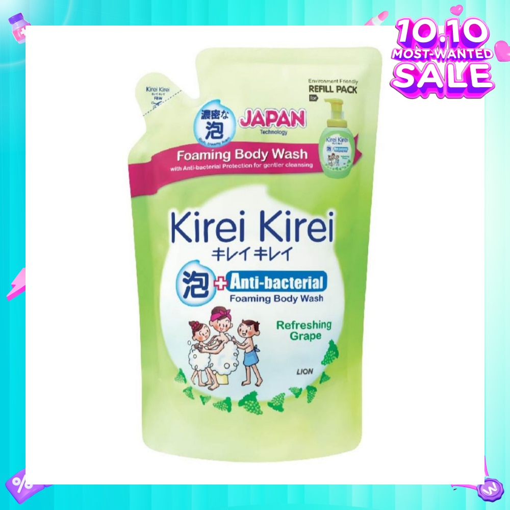Anti-Bacterial Foaming Body Wash Refreshing Grape Refill Pack 600ml