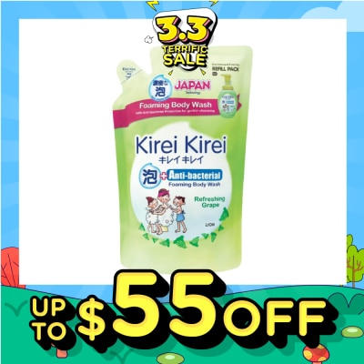 KIREI KIREI Anti-Bacterial Foaming Body Wash Refreshing Grape Refill Pack 600ml