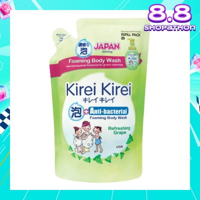 KIREI KIREI Anti-Bacterial Foaming Body Wash Refreshing Grape Refill Pack 600ml