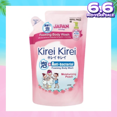 KIREI KIREI Anti-Bacterial Foaming Body Wash Moisturizing Peach Refill Pack 600ml