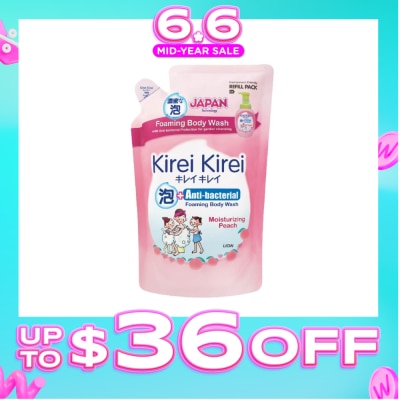 KIREI KIREI - Anti-Bacterial Foaming Body Wash Moisturizing Peach Refill Pack 600ml