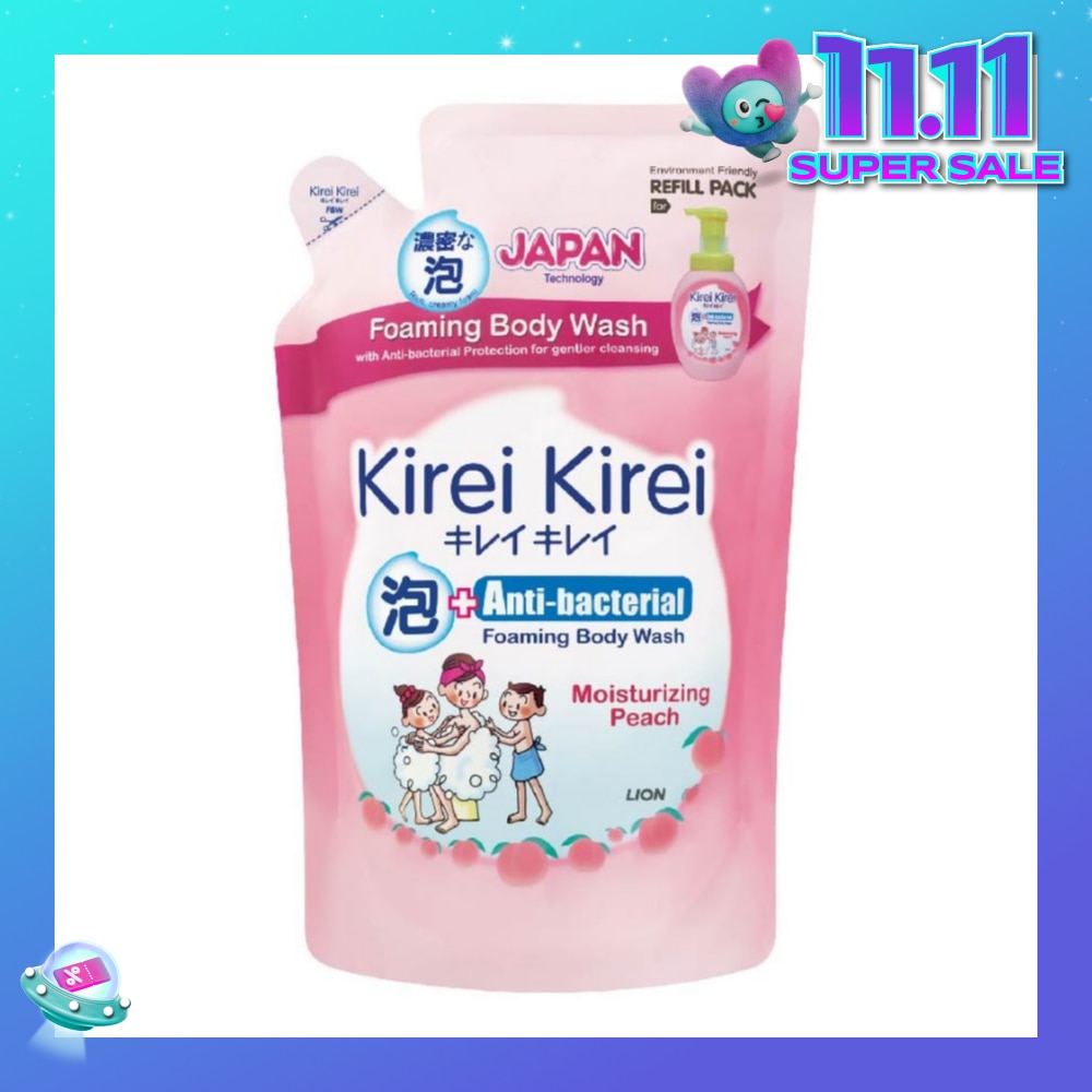 Anti-Bacterial Foaming Body Wash Moisturizing Peach Refill Pack 600ml