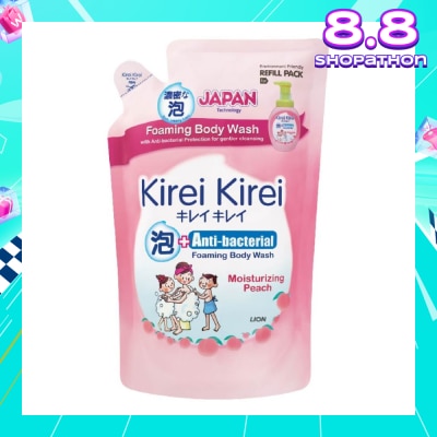 KIREI KIREI Anti-Bacterial Foaming Body Wash Moisturizing Peach Refill Pack 600ml