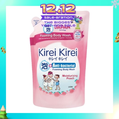 KIREI KIREI Anti-Bacterial Foaming Body Wash Moisturizing Peach Refill Pack 600ml