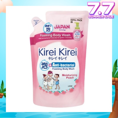 KIREI KIREI Anti-Bacterial Foaming Body Wash Moisturizing Peach Refill Pack 600ml
